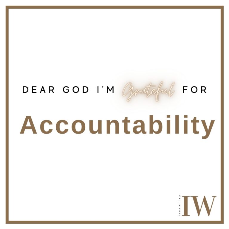 Day #3 – Accountability