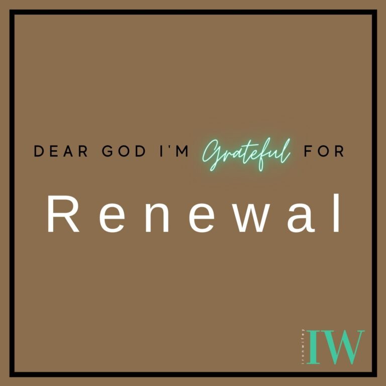 Day #1 – Renewal