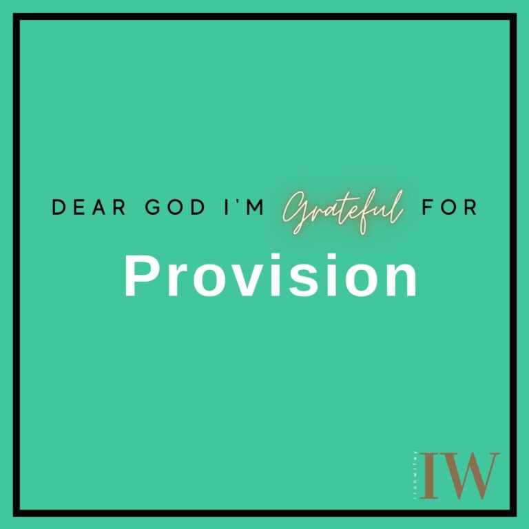 Day #35 – Provision