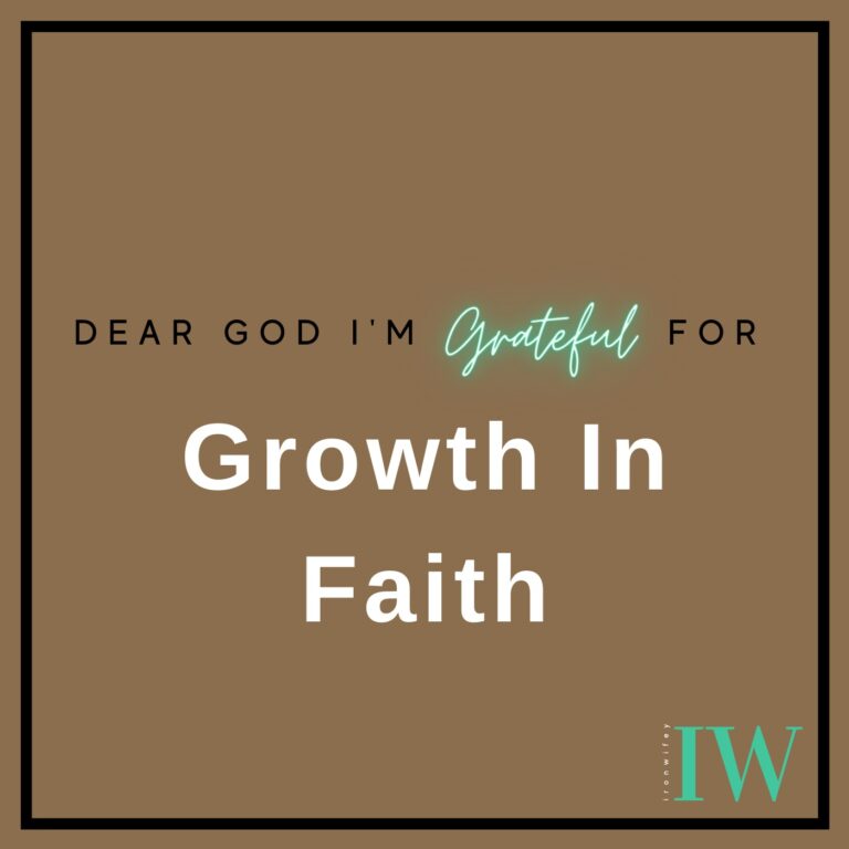 Day #45 – Growth In Faith