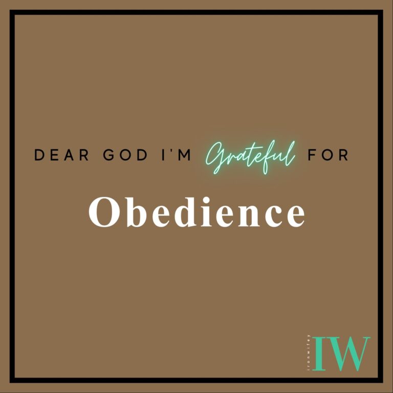 Day #61 – Obedience