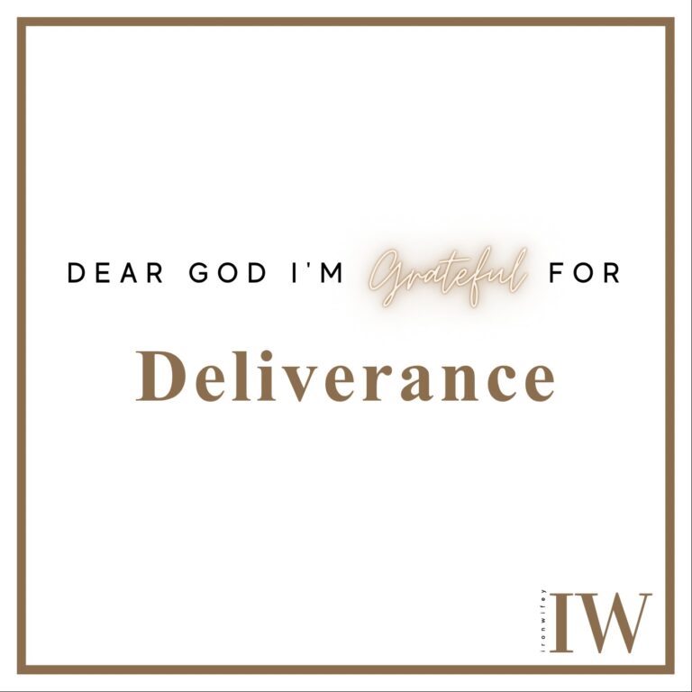 Day #74 – Deliverance