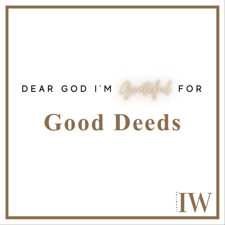 Day #86 – Good Deeds