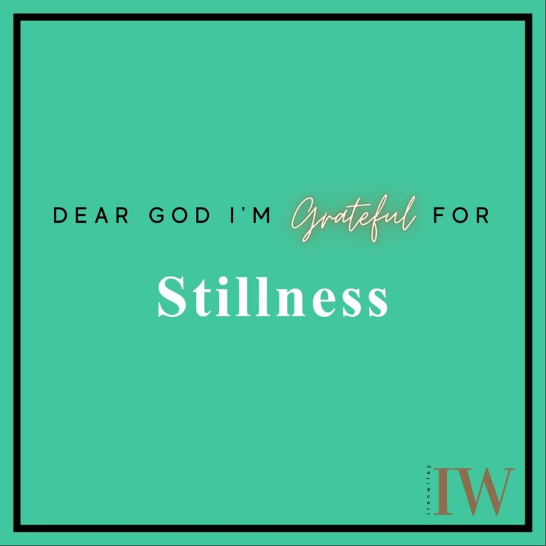 Day #87 – Stillness