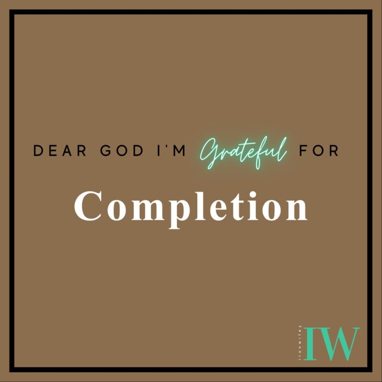 Day #85 – Completion