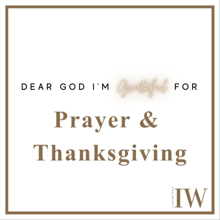 Day #122 – Prayer & Thanksgiving