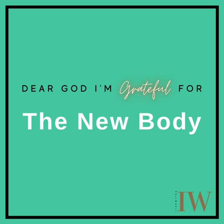 Day #147 – The New Body