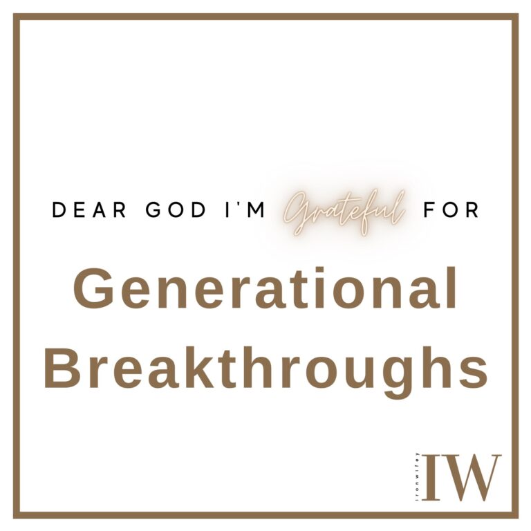 Day #170 – Generational Breakthroughs