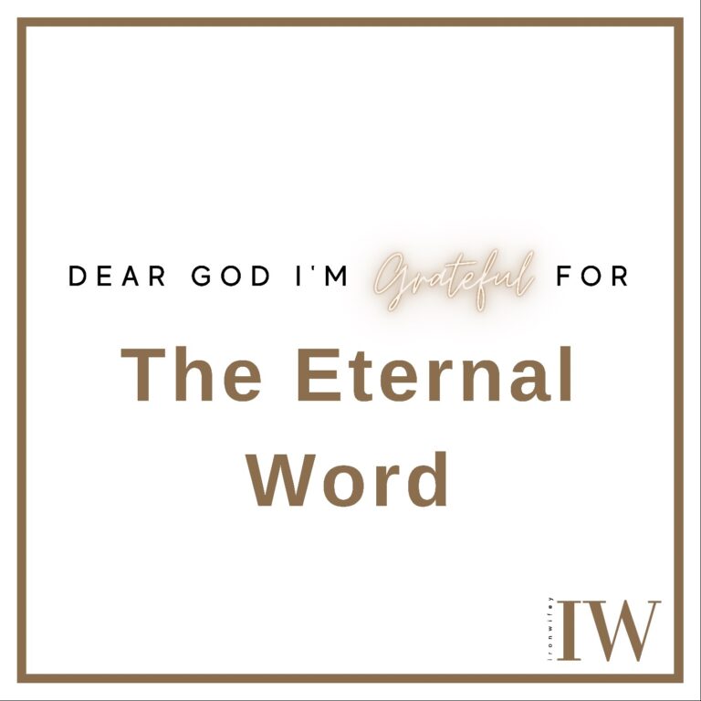 Day #226 – The Eternal Word