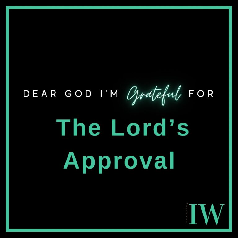 Day #224 – The Lord’s Approval