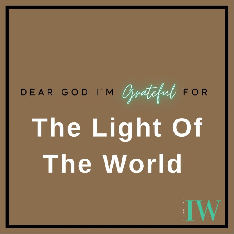 Day #225 – The Light Of The World