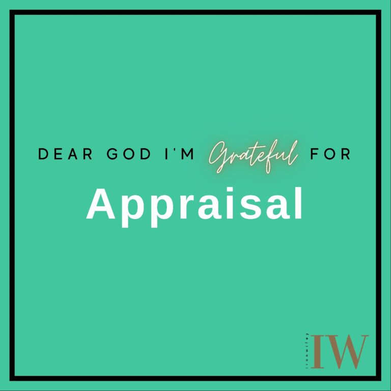 Day #287 – Appraisal