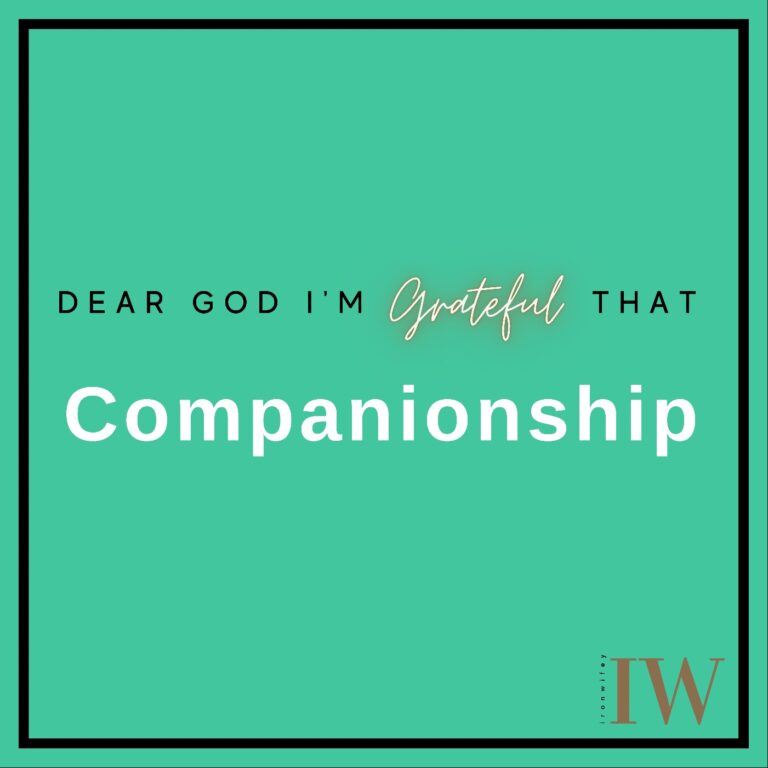 Day #259 – Companionship