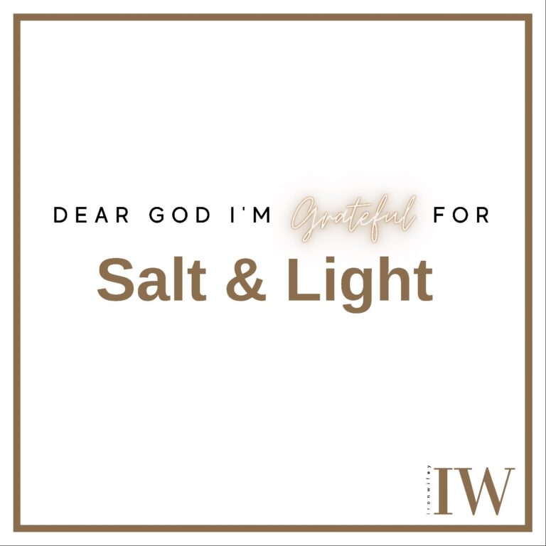 Day #270 – Salt & Light