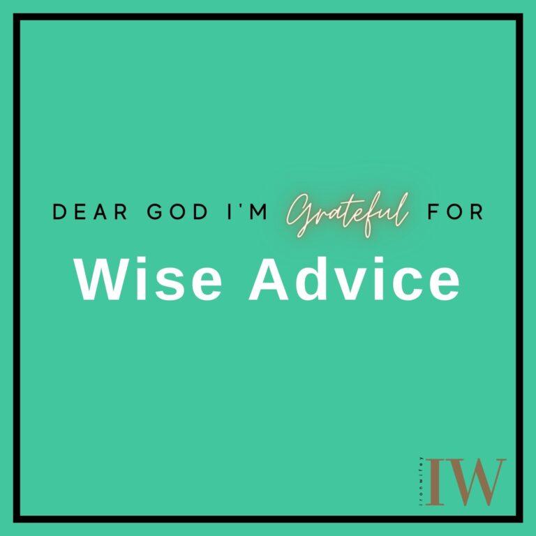 Day #275 – Wise Advice