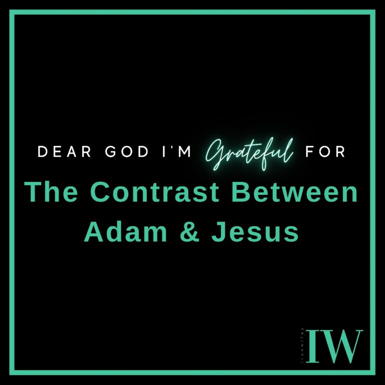 Day #288 – The Contrast Between Adam & Jesus