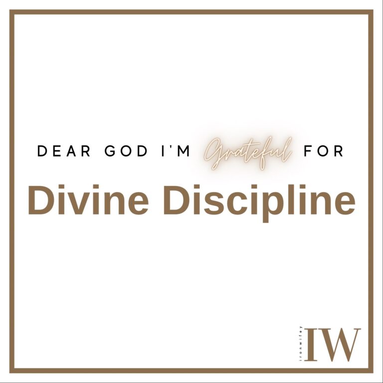 Day #334 – Divine Discipline