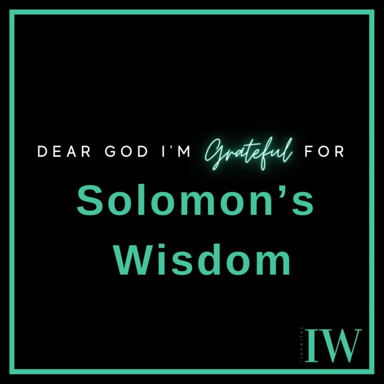 Day #324 – Solomon’s Wisdom