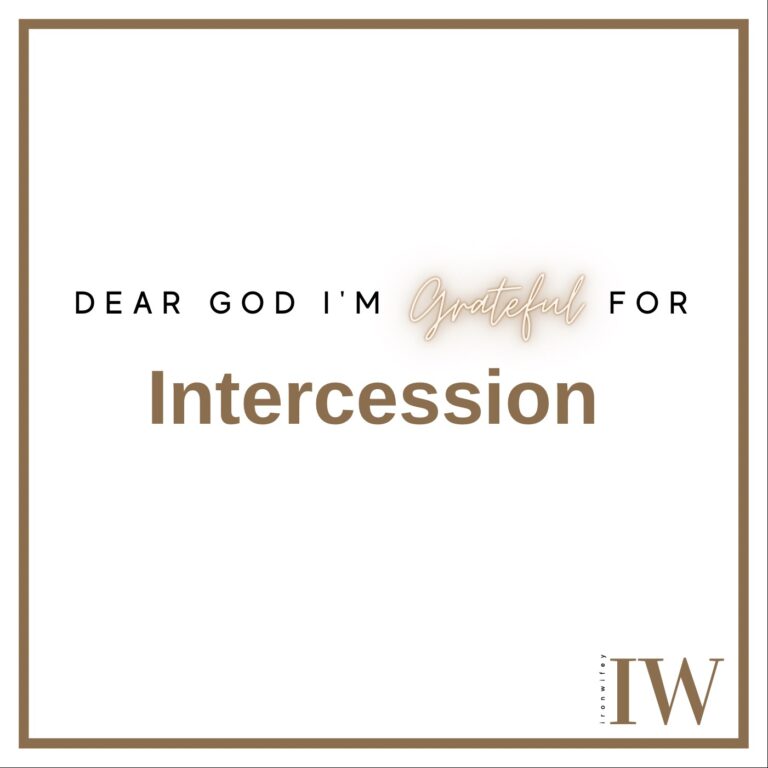 Day #326 – Intercession