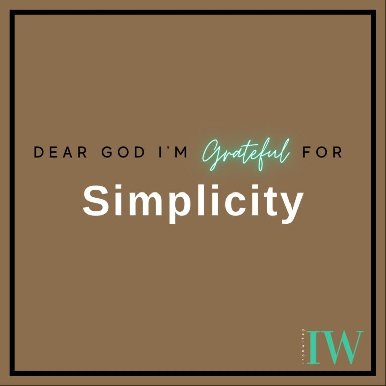 Day #325 – Simplicity