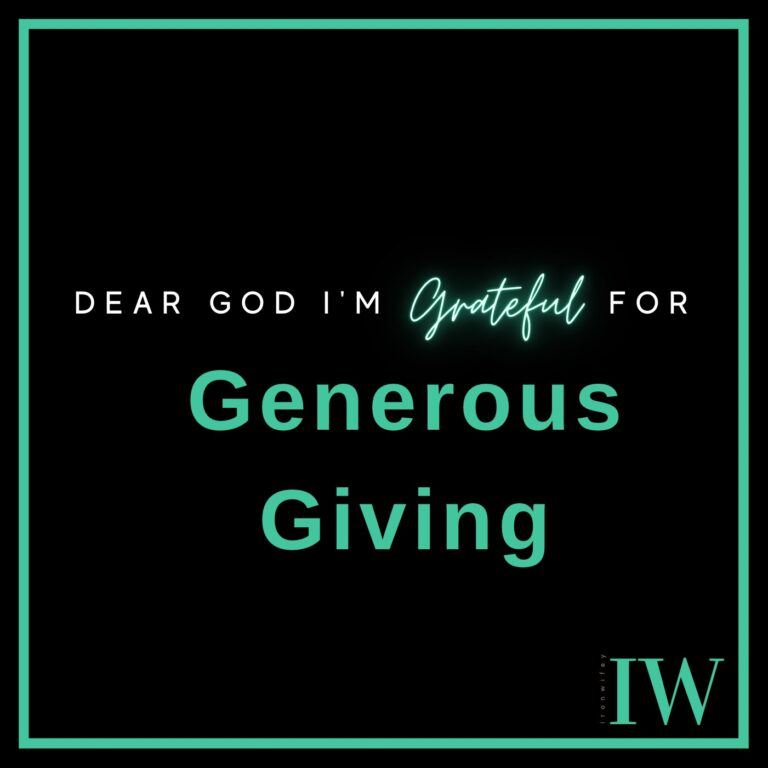 Day #328 – Generous Giving