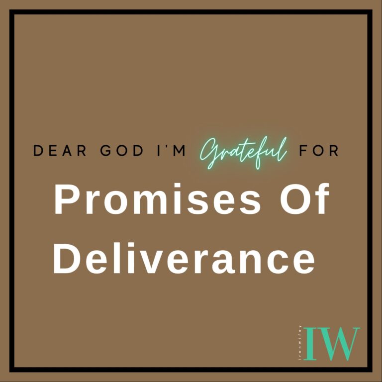 Day #373 – Promises Of Deliverance