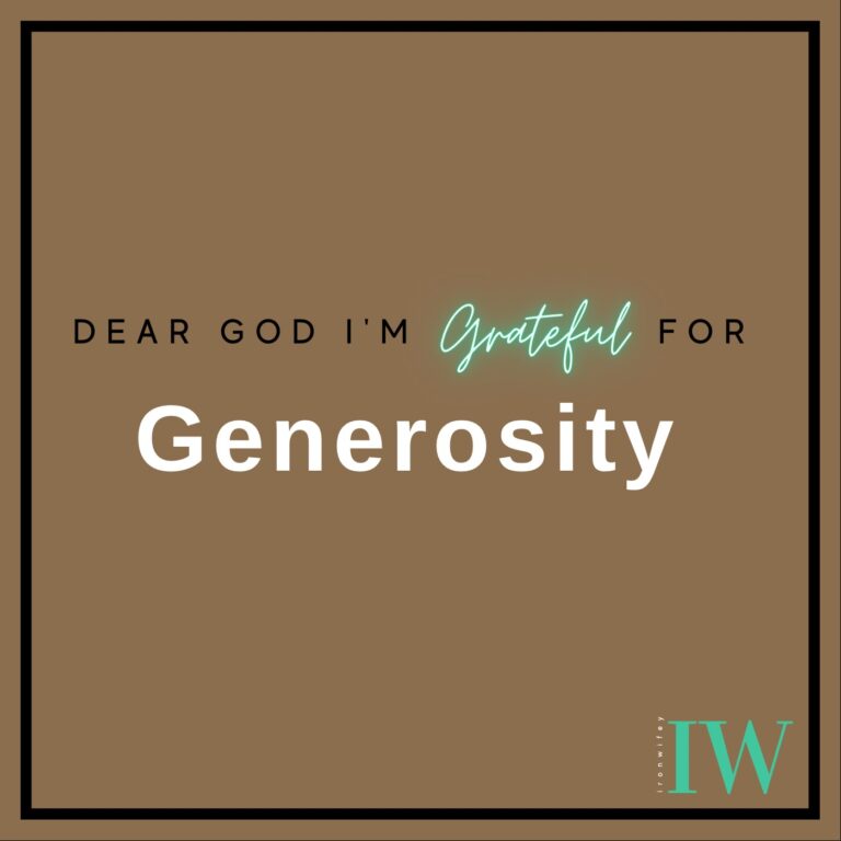 Day #353 – Generosity