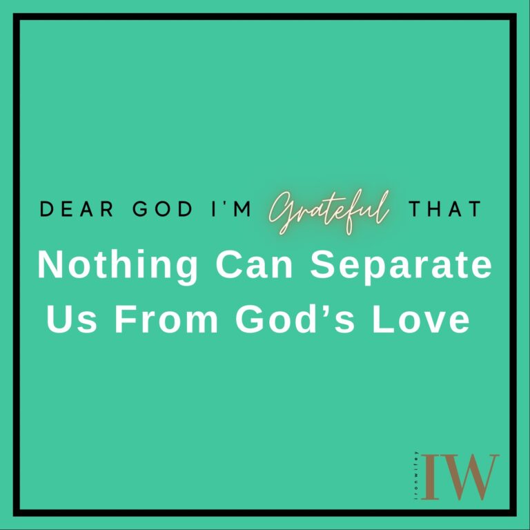 Day #379 – Nothing Can Separate Us From God’s love