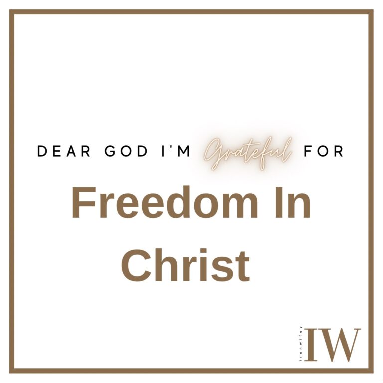 Day #362 – Freedom In Christ