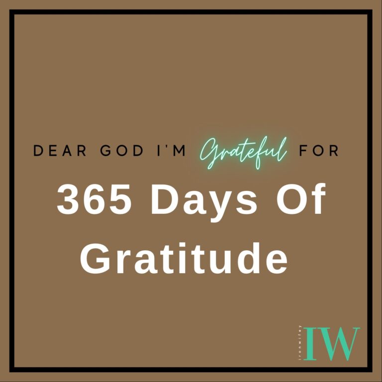 Day #365 – 365 Days Of Gratitude