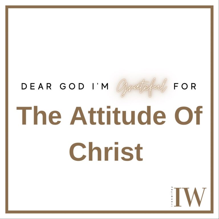 Day #358 – The Attitude Of Christ