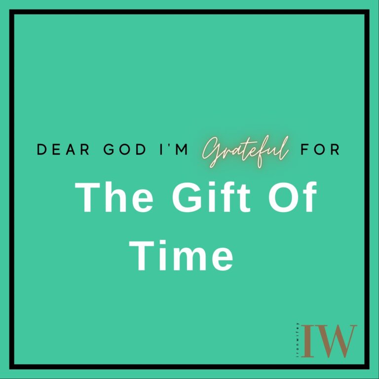 Day #387 – The Gift Of Time