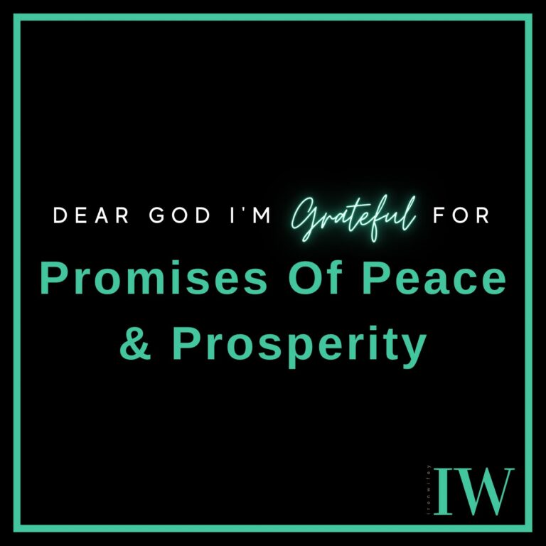 Day #400 – Promises Of Peace & Prosperity