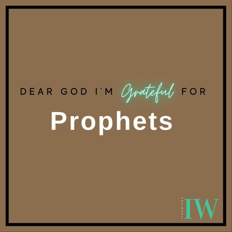 Day #385 – Prophets