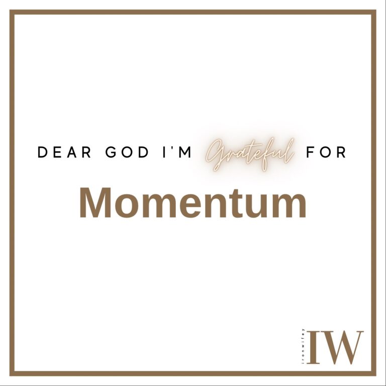 Day #386 – Momentum