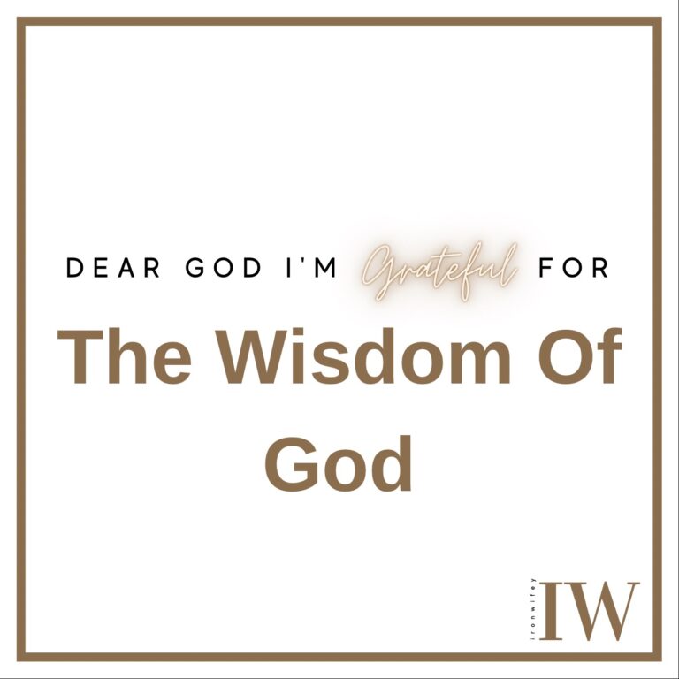 Day #406 – The Wisdom Of God