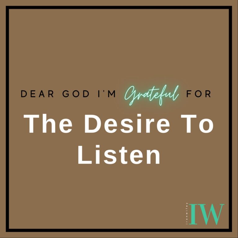 Day #425 – The Desire To Listen