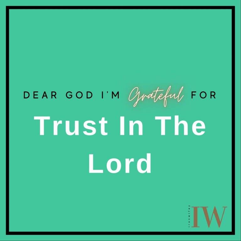 Day #436 – Trust In The Lord