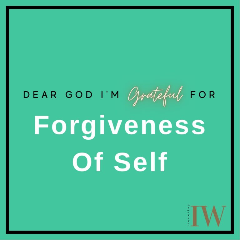 Day #408 – Forgiveness Of Self