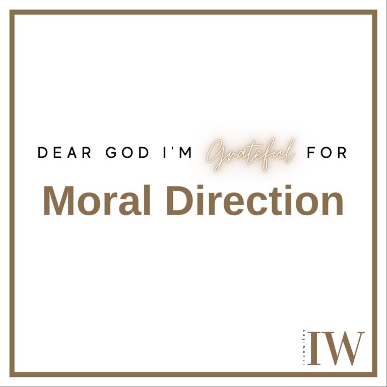 Day #458 – Moral﻿ Direction