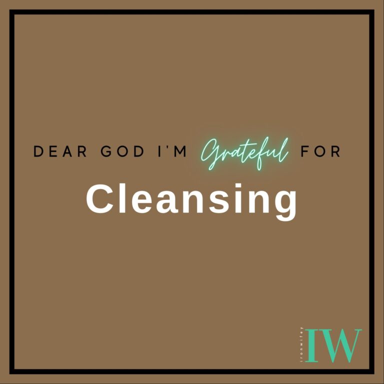 Day #441 – Cleansing