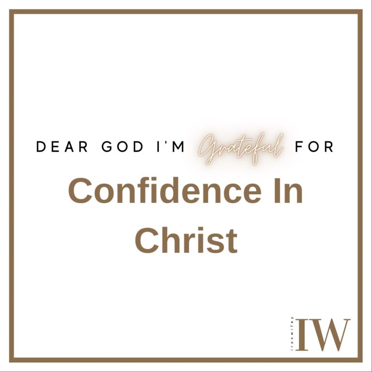 Day #446 – Confidence In Christ