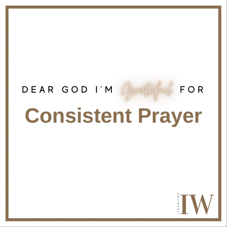 Day #482 – Consistent Prayer