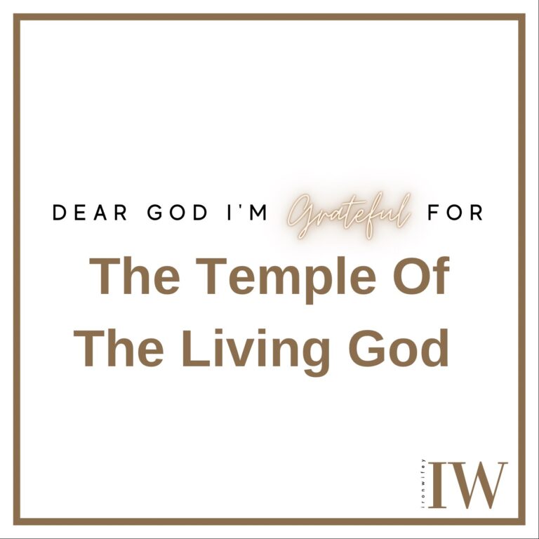 Day #478 – The Temple Of The Living God