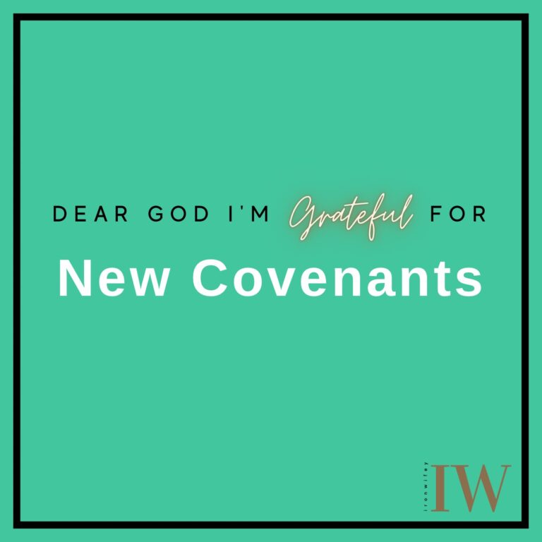 Day #488 – New Covenants