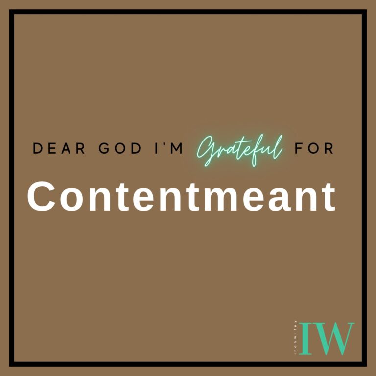 Day #493 – Contentmeant