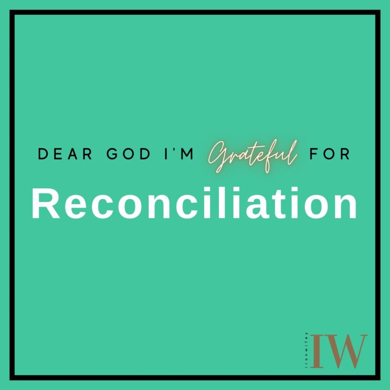 Day #508 – Reconciliation