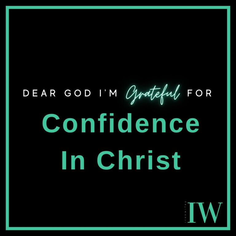 Day #527 – Confidence In Christ