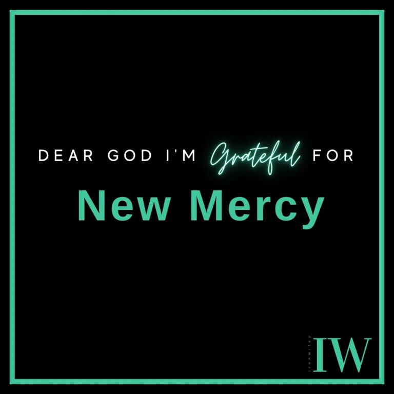 Day #503 – New Mercy