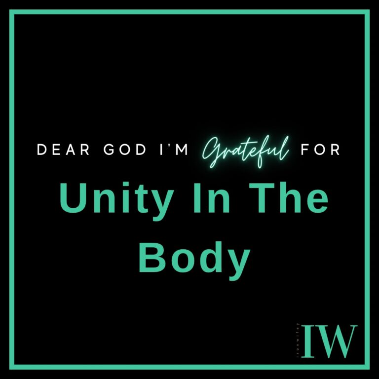 Day #531 – Unity In The Body